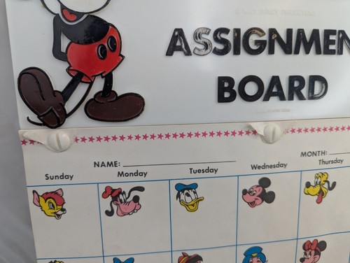 Walt Disney World Assignment Board Vintage 12x15 Inch - Picture 7 of 9