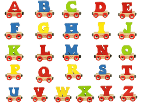 Bigjigs Rail Name Letter (Colors Vary) Wooden Railway Train System Accessory - Picture 31 of 31