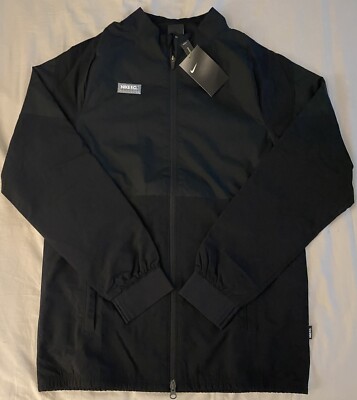 Nike FC AWF Woven Fullzip Track Jacket Black CW5499-010 Men's Sz