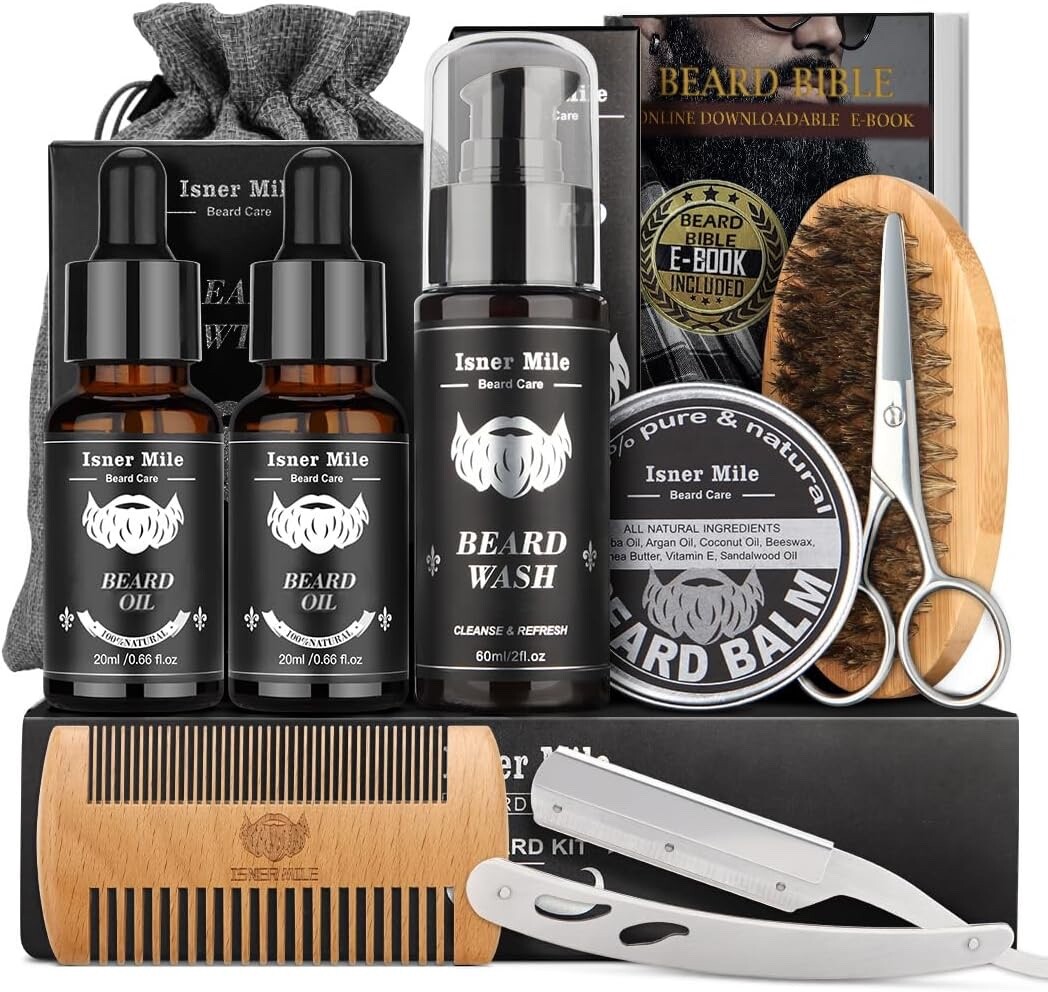 Kit soin barbe pour hommes idéal pour la routine matinale à la maison