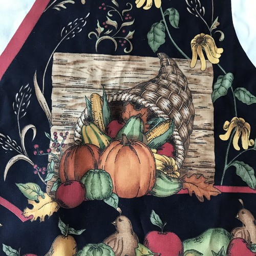 Season of Harvest Autumn Vest Fabric Panel Leslie Beck S-M-L Fall - Picture 5 of 10