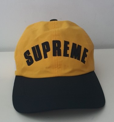 SS19 Supreme x THE NORTH FACE Arc Logo 6-Panel Yellow GORE-TEX cap