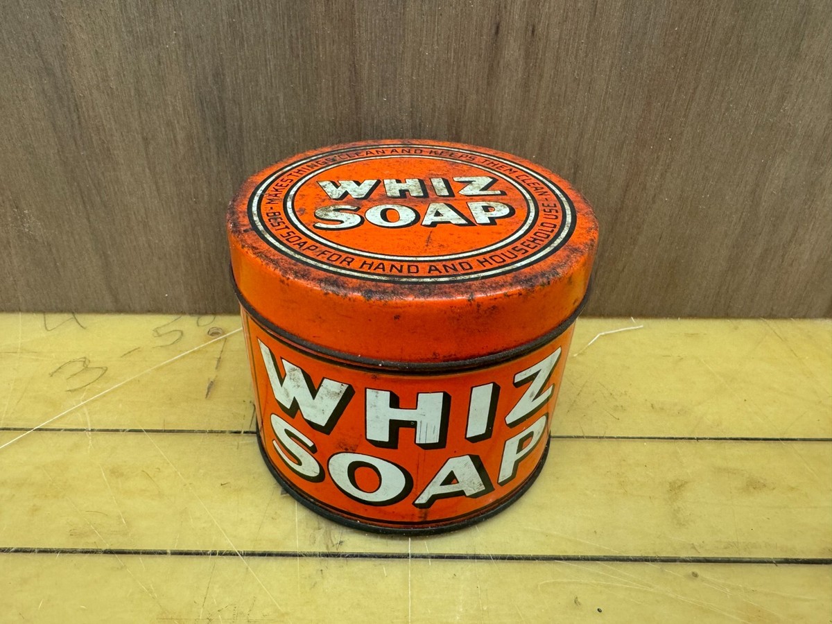 アメリカヴィンテージバンビ缶 VINTAGE FULL NOS~ 1930's~ WHIZ SOAP TIN CAN~ THE DAVIES-YOUNG SOAP