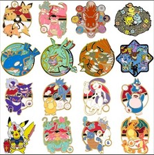 Assorted Pokemon And Their Evolutions Brooches Hat/Lapel Pins