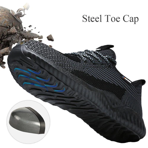 Herren Arbeitssicherheitsschuhe Stahl Toe Cap Leichte Unverwüstliche Sneakers - Bild 4 von 8