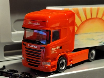 Herpa SCANIA R Kühlkoffer-sattelzug Wirtz 920438 online kaufen | eBay