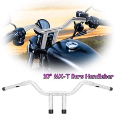 10" MX-T Bars Handlebar For 1996-2020 SPORTSTER 1200 CUSTOM XLH1200C/XL1200C