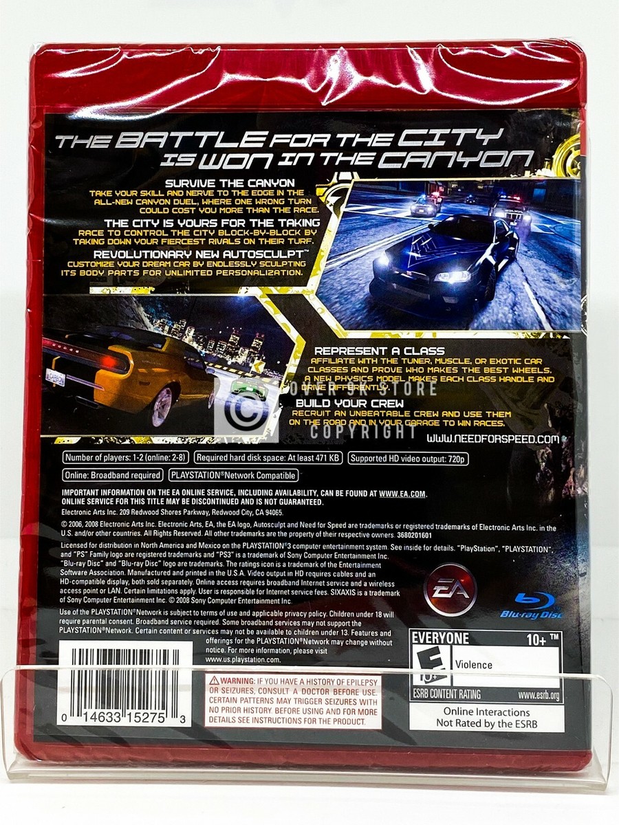 Need for Speed Carbon - PS3 - Brand New | Factory Sealed
