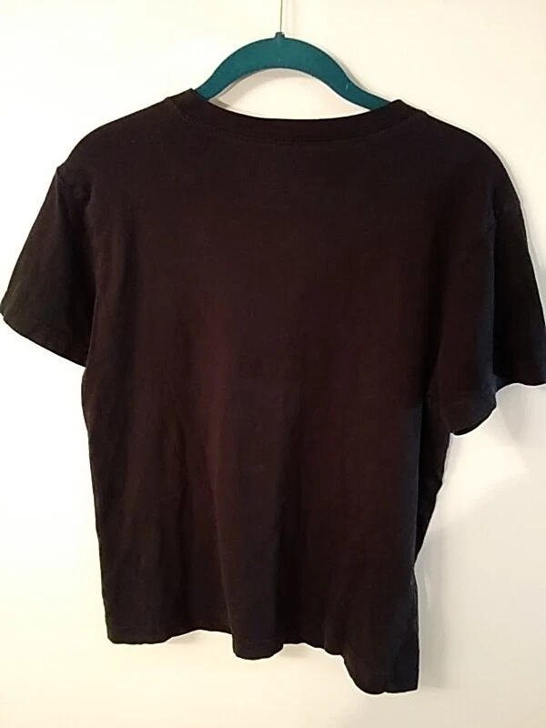 Crazy 8 Marca Niños Camiseta Negra L Gym Marks Corp Ciclista en Algodón Verde Foto 3 de 4