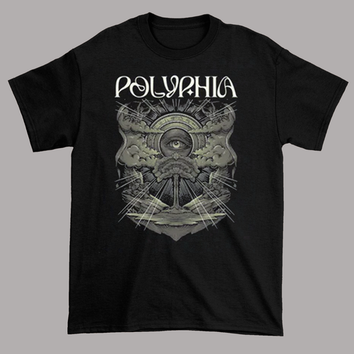 Neu Trend T-Shirt Polyphia schwarz kurzarm Größe S-4XL Unisex - Bild 1 von 3