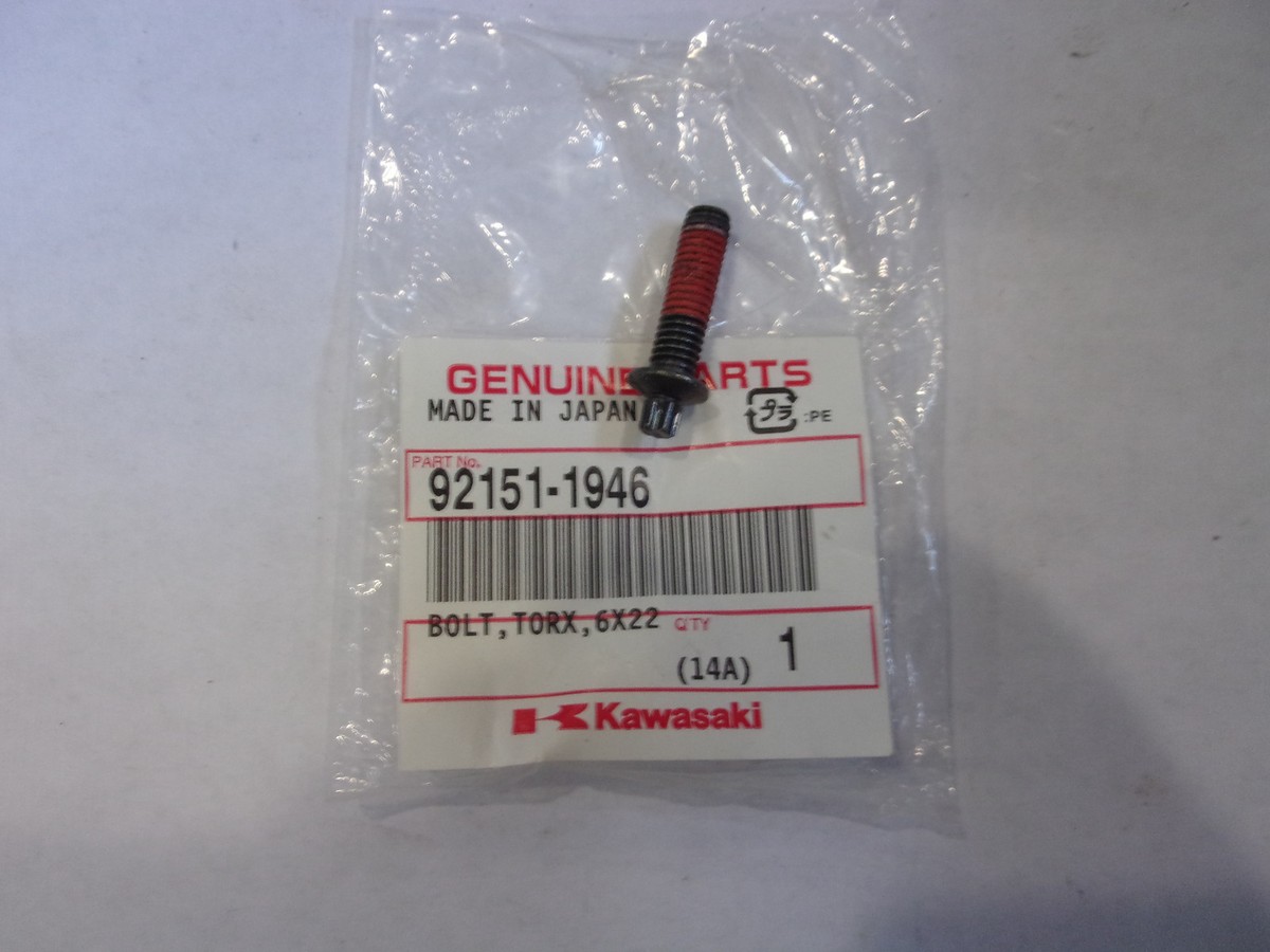 OEM KAWASAKI IGNITION TORX BOLT 6X22 VN1500 ZX636 ZX1000 OEM KAWASAKI IGNITION TORX BOLT 6X22 VN1500 ZX636 ZX1000