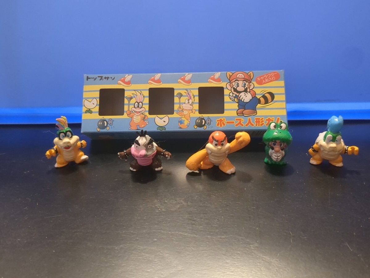 Rare Super Mario Bros 3 Keshi Figures Japan Nintendo 1988