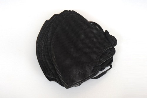 Medium Size Adult Disposable 10-200 Pcs Black KN95 Face Mask 5 Layers Respirator - Bild 8 von 9