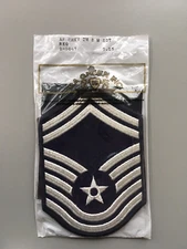 Air Force Senior Master Sergeant Chevron Dress Blues Patch (2 / Pack) SMSgt