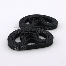 10 PCS GT2 Timing Belt Annular Loop Rubber 6mm Width 2mm Pitch Close End 150-2GT