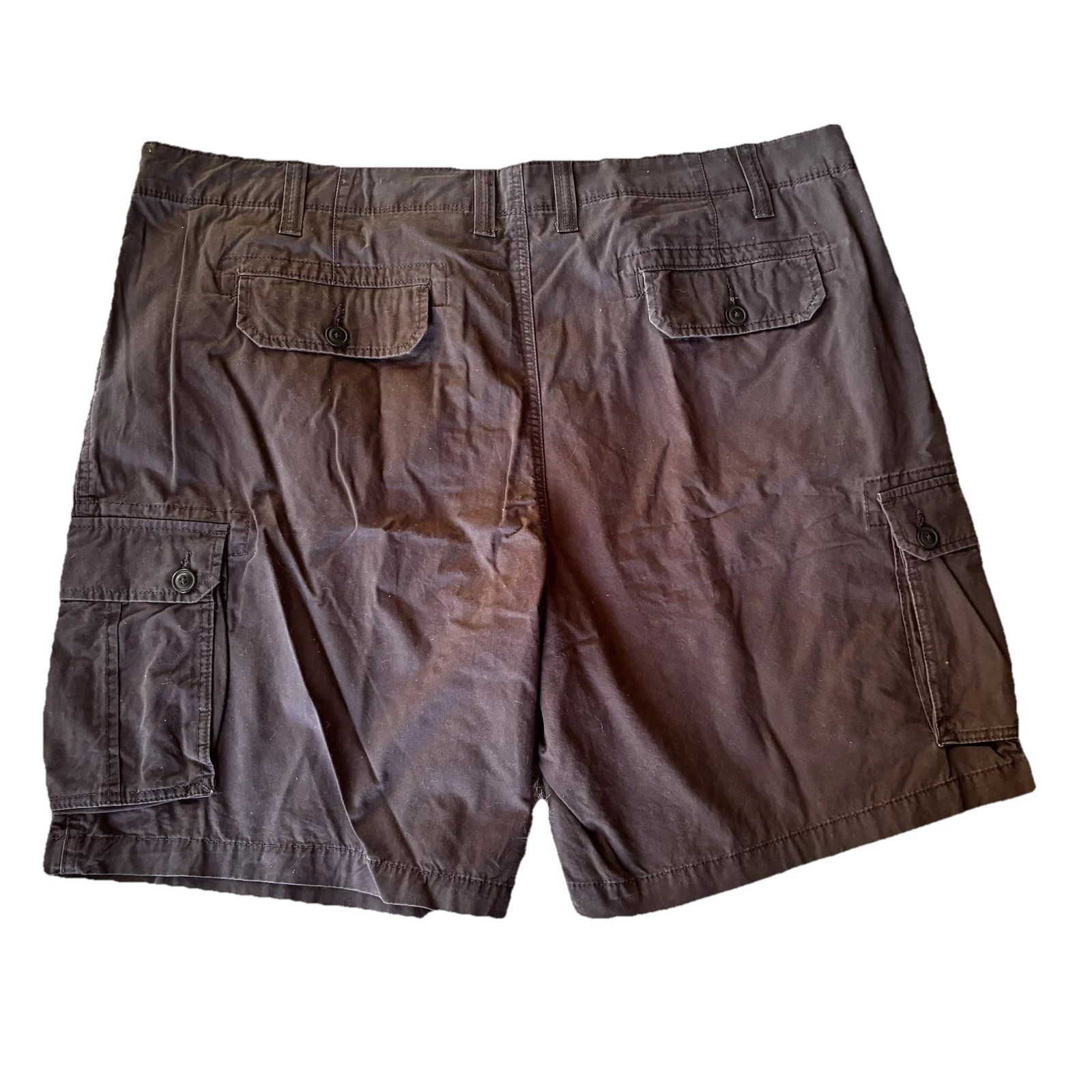 Sonoma Life + Style Mens Khaki Cargo Shorts Size 48 Big & Tall Dark Grey Summer image 6