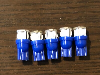 5 New Cool Blue 8V Wedge Lamp LED Light Bulbs for Pioneer Project/One Receivers