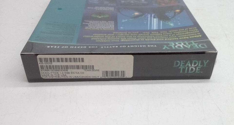 Deadly Tide Microsoft Windows 95 PC Game 1996 New Sealed - Image 3 of 4