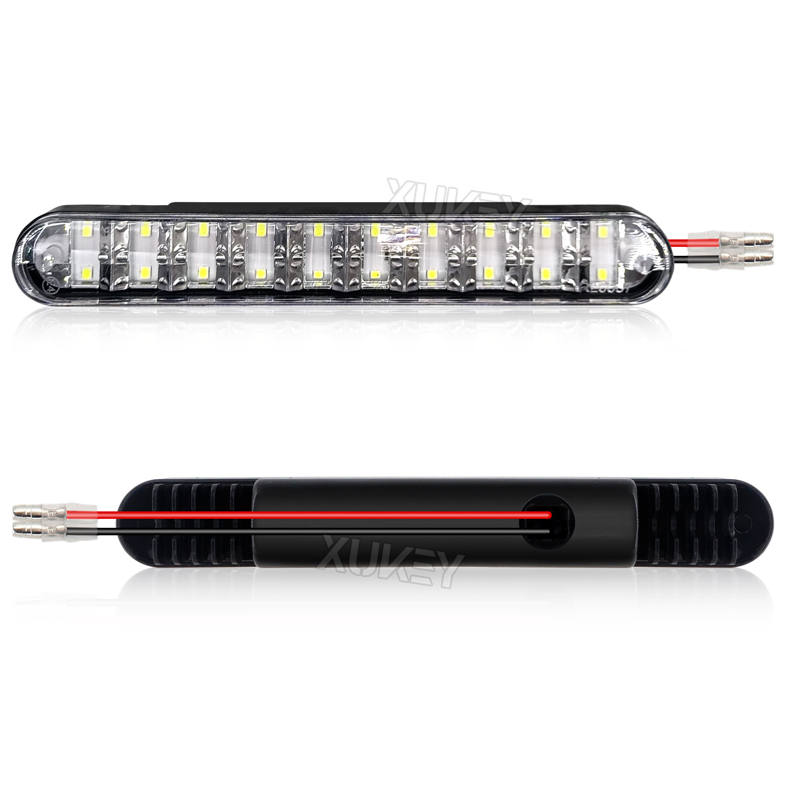 2 Pcs 12V 20 LED Daytime Running Bright Car DRL Fog Lights Strips