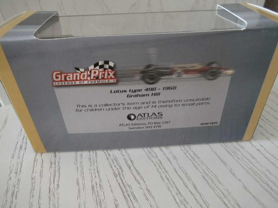 Lotus 49 B 1968 Graham Hill Atlas Editions 1:43 Modellauto F1 Grand Prix - Bild 3 von 4