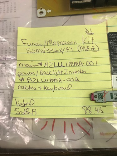 Funai/Magnavox 50MV336X/F7(ME2) Kit, see pictures for part numbers Reduce - Picture 3 of 12
