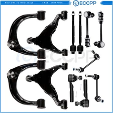 Front Lower Upper Control Arm Tie Rod End Sway Bar For 2003-2009 Toyota 4Runner