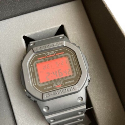 CASIO G-SHOCK DW-5600BBR-1JF BLACK AND BOLD RED Dial Square Gift