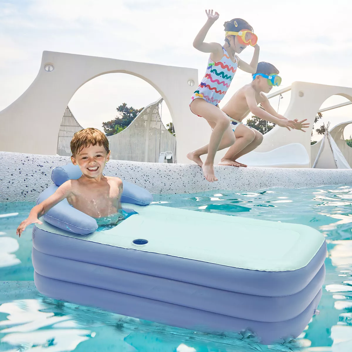 Blow up baby best sale tub