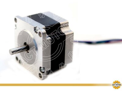 ACT DE Free 1PC Nema23 Schrittmotor  3A 41mm 0.6Nm D-Shaft Φ6.35mm 23HS4430-06