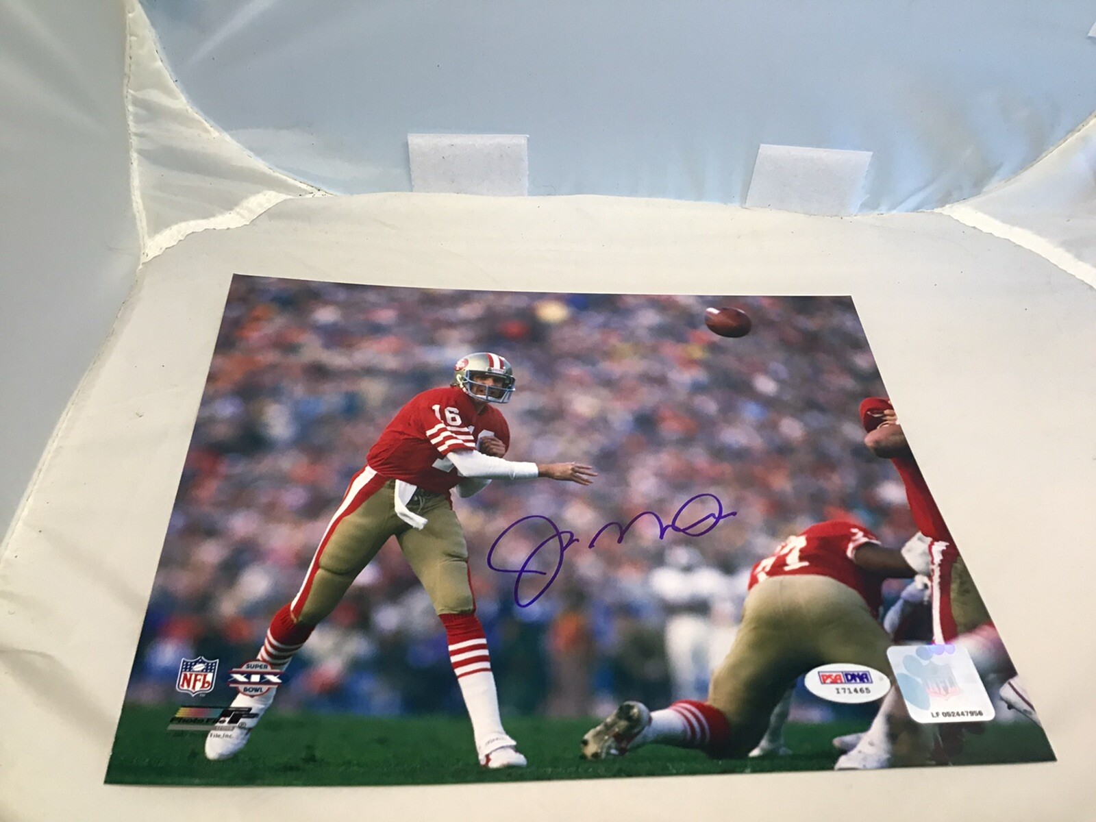 Joe Montana Signed San Francisco 49ers 8x10 Photo Autographed PSA/DNA COA 1B