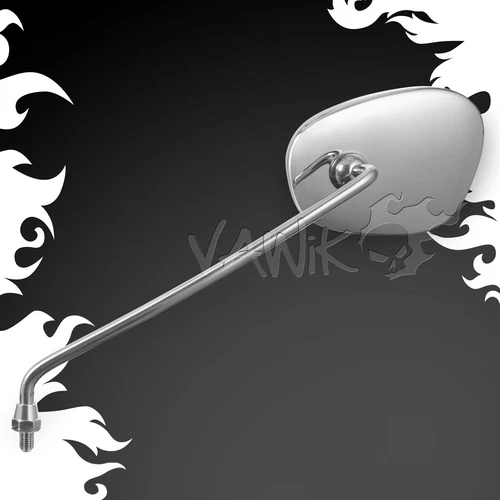 VAWiK Mirror Stan Stainless Square M8 Reverse Left Side for BMW R27, R50S, R50/2