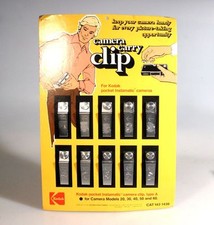 SET OF 10 KODAK CAMERA CARRY CLIPS FOR POCKET INSTAMATIC