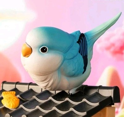 Laugh and Grow Fat x Animal Heavenly Body Parrot Series   BLUE PARAKEET Figure