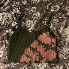 Bombshell sportswear Green Coral Tie Dye Bra M