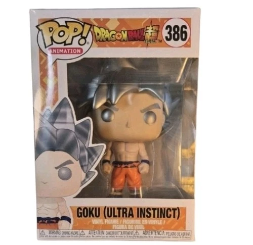 Funko × Dragon Ball Z Goku (Ultra Instinct) POP Vinyl Figure - Orange & Silver.