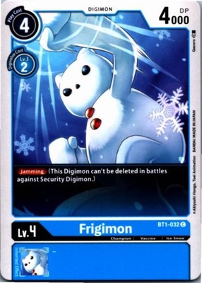 Frigimon Common Release Special Booster 1.0 BT1-032 C LP