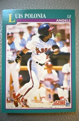 1991 Score - Luis Polonia #587