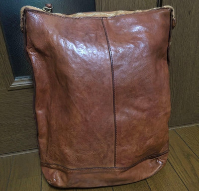 Campomaggi Rare Leather Backpack Rucksack Brown Vintage Unused Authentic