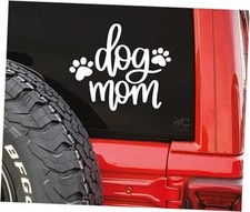 Dog Mom Sticker Vinyl Dog Mom Sticker for Car, Truck, and Van Indoor and