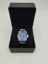 Seiko automatic Batman GMT watch mod mens. 41mm case NH34 GMT movement