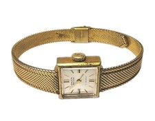 Vintage Gruen Precision 10k Gold GF Ladies Cocktail Watch 17J  1960s RUNS
