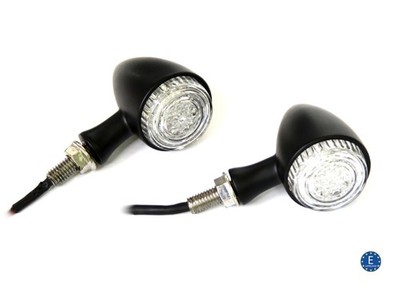 Colorado LED 3in1 Motorrad Rücklicht Bremslicht Blinker Set schwarz EC-geprüft