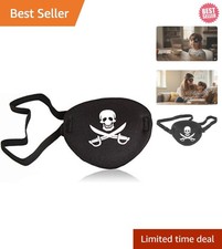 Comfortable  Durable Pirate Eye Patch for All Ages - Halloween Party Essential