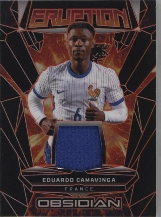 【新品・送料込】a.Mag BERNARDO BADER 2024-25 Panini Obsidian - Eduardo Camavinga #ER-EC for sale | eBay