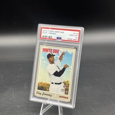 2019 Topps Heritage Eloy Jimenez (RC), #516, Rookie Card PSA 10. rookie card picture