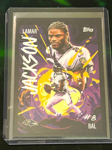 2025 Topps Chrome Lamar Jackson Base (RAW)