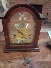 Hermle Bethnal 8 Day Mechanical Westminster Chime Mantel Clock, Floating Balance