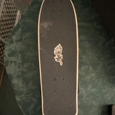 Globe Cruiser Series Complete Skateboard White Black flaming rose