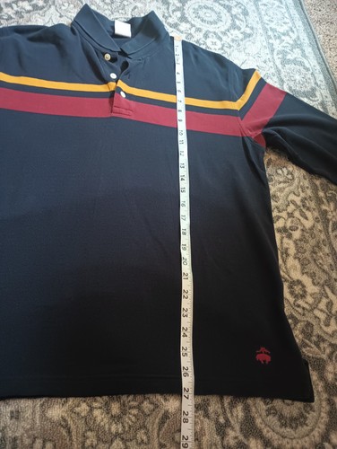 Brooks Brothers Uomo Y2K Rugby Polo Maglia Manica Media Lunga Varsity Preppy Ivy - Foto 8 di 8