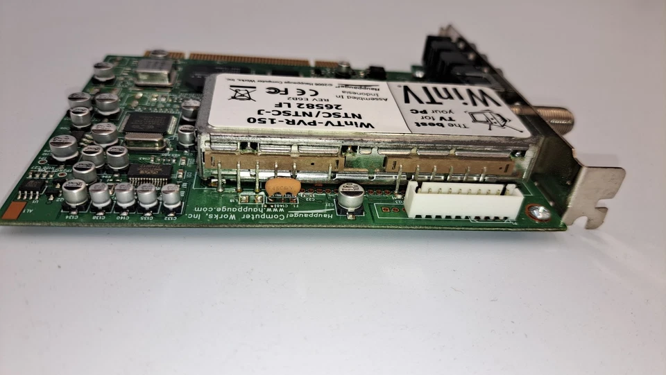 HAUPPAUGE WinTV-PVR-150 NTSC/ NTSC-J 26552 LH REV E6B2 TV TUNER PCI CARD WORKING - Image 4 of 4